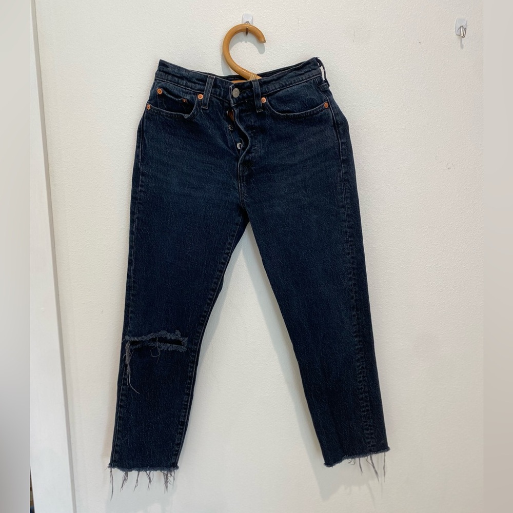 Vintage high waisted LEVIs dark wash size 24